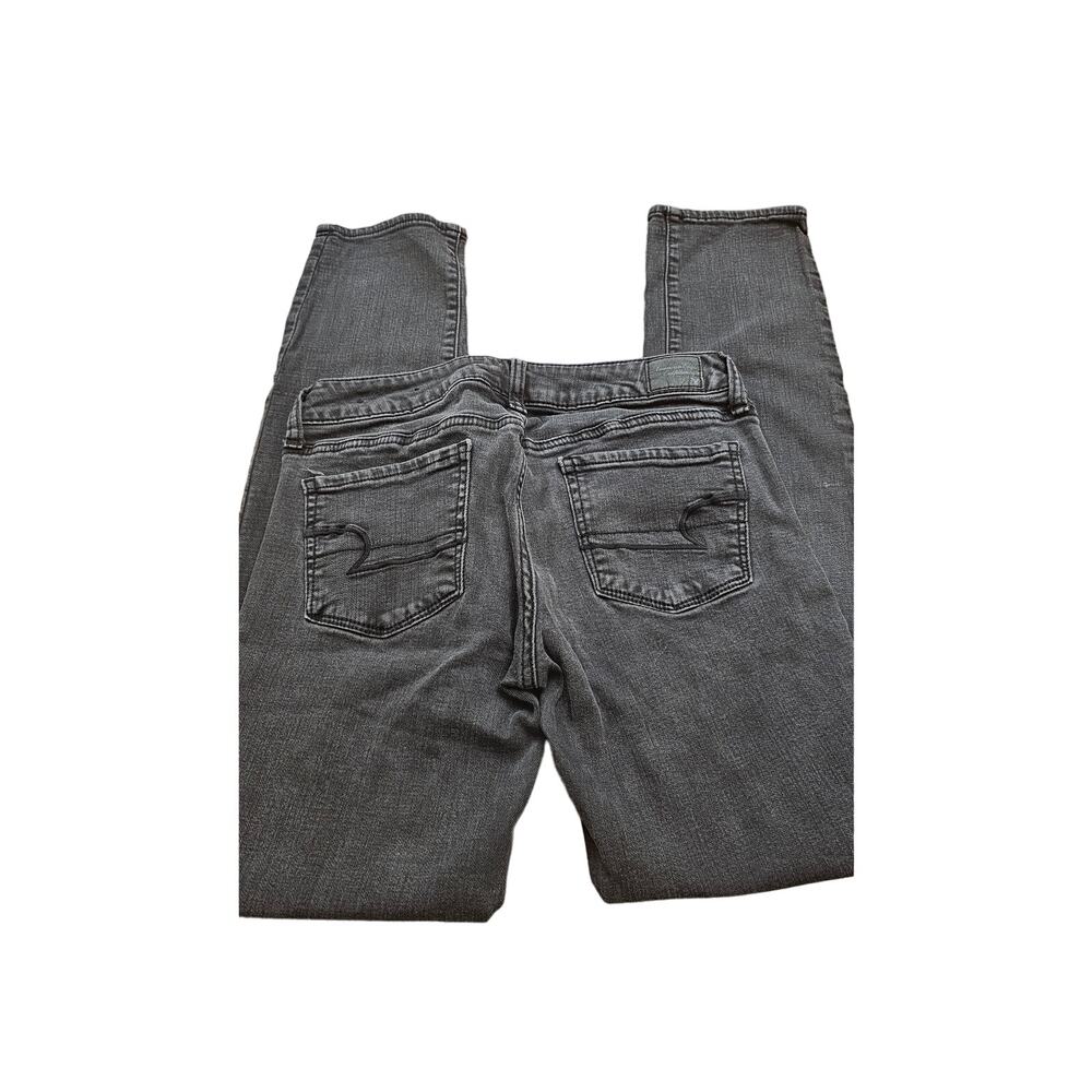 American Eagle Super stretch skinny size‎ 4 black jeans